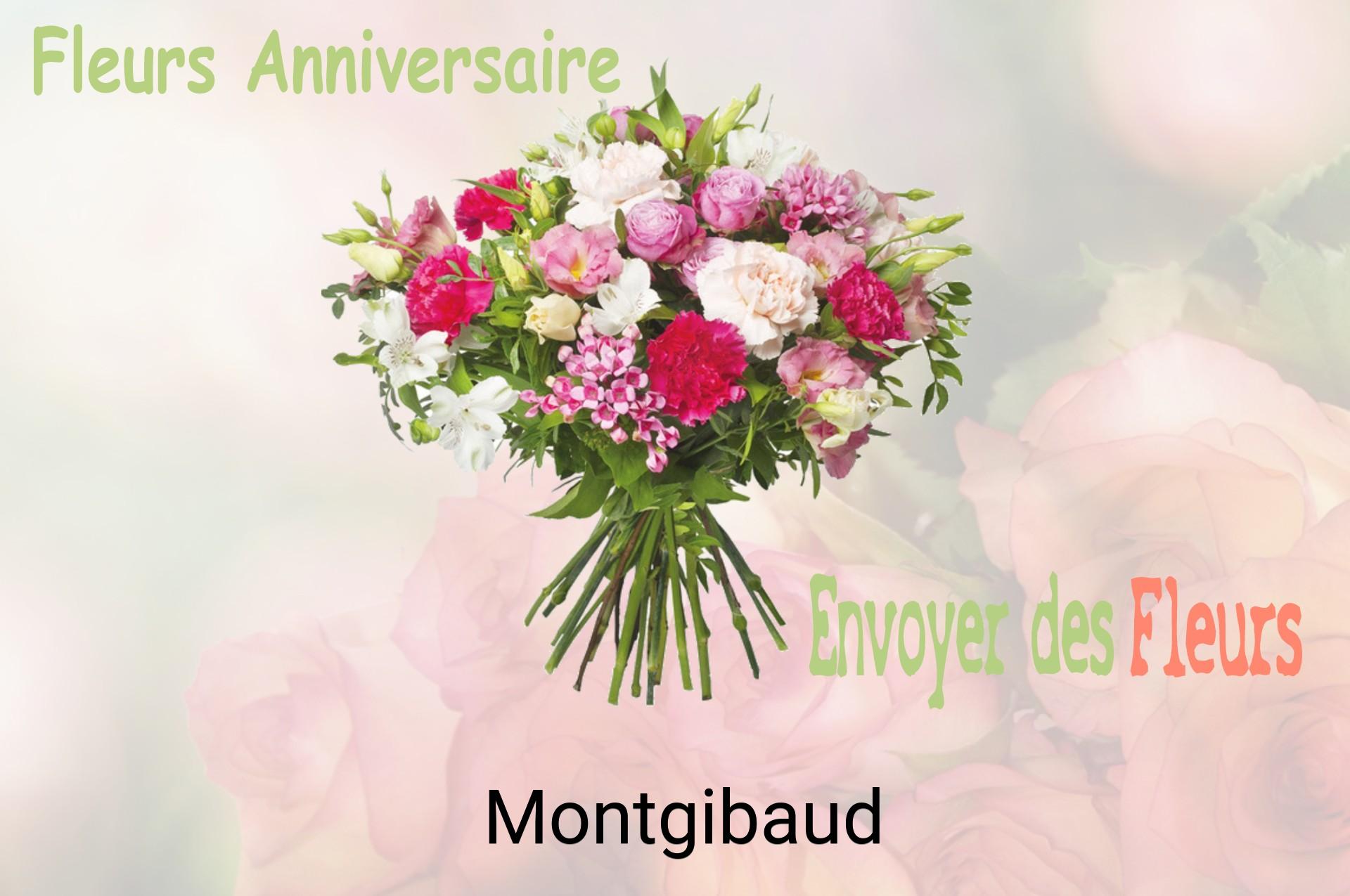 Bouquet de fleurs d’anniversaire livré à Montgibaud